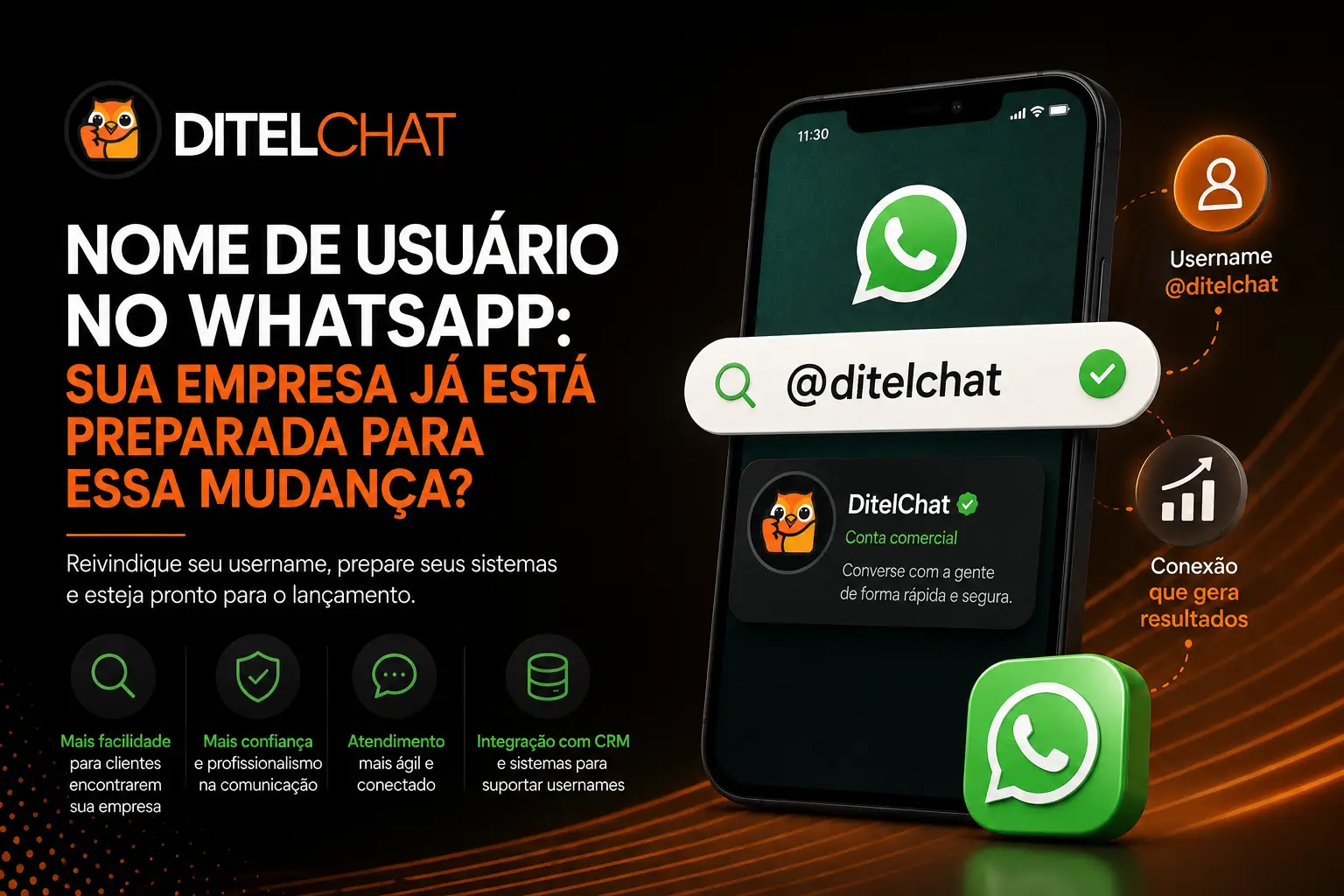 Nome de usuário no WhatsApp - sua empresa já está preparada para essa mudança